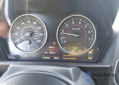 2015 BMW M235I из США, поврежденный, VIN WBA1M1C57FV393722